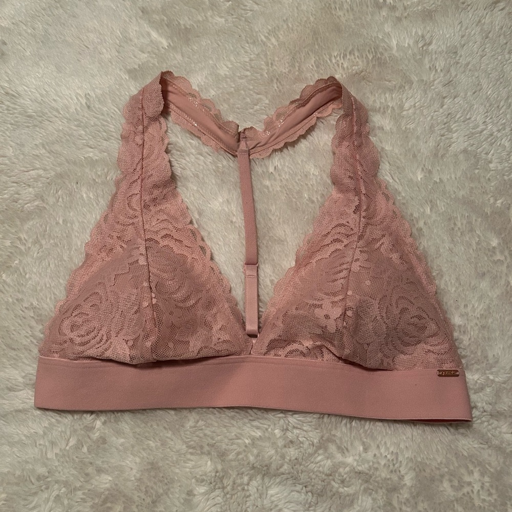 Victoria’s Secret PINK Blush Lace Halter Bralette
